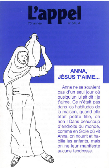 Anna, Jésus t’aime...